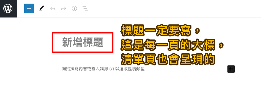 Wordpress新增文章