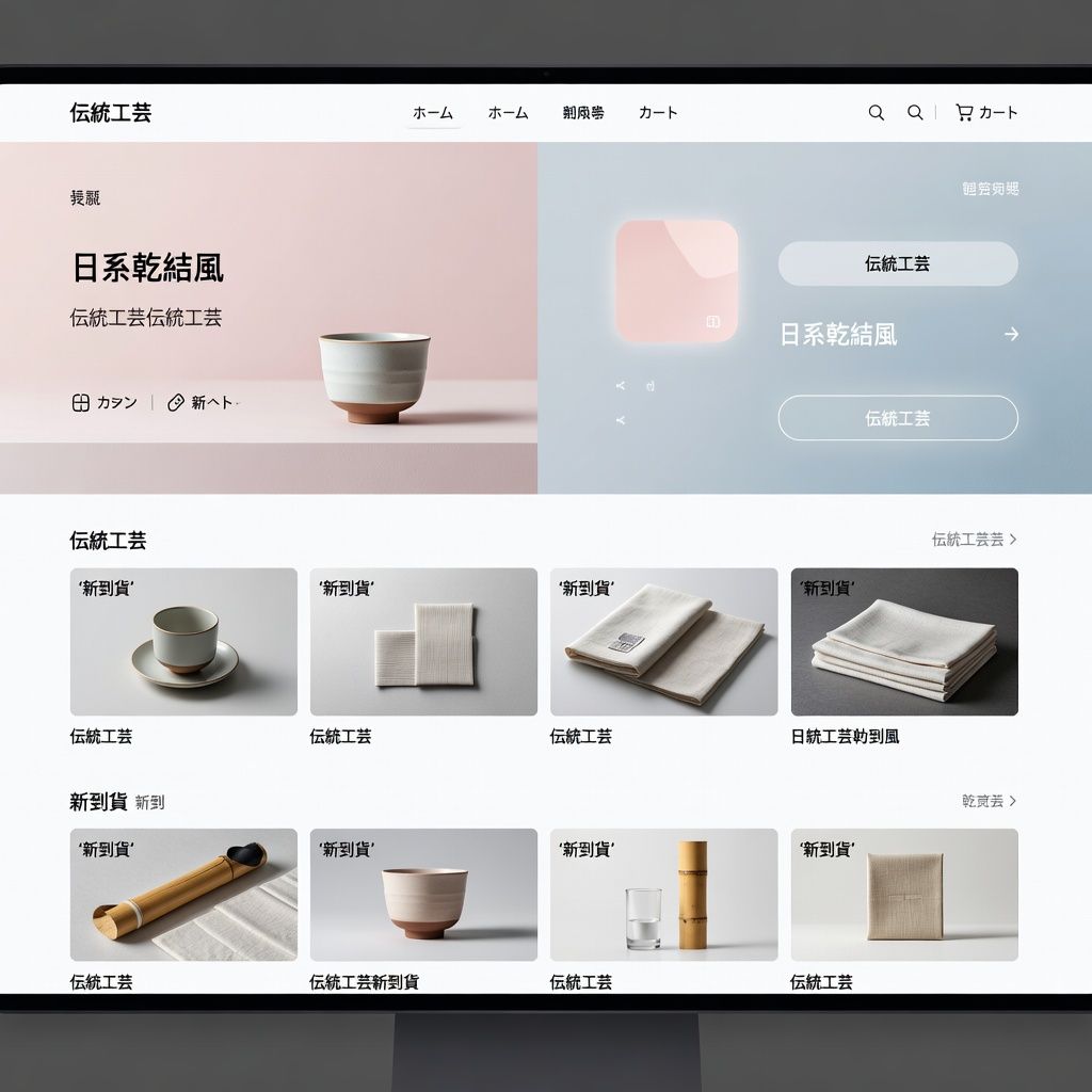 品牌形象網站設計與視覺識別風格