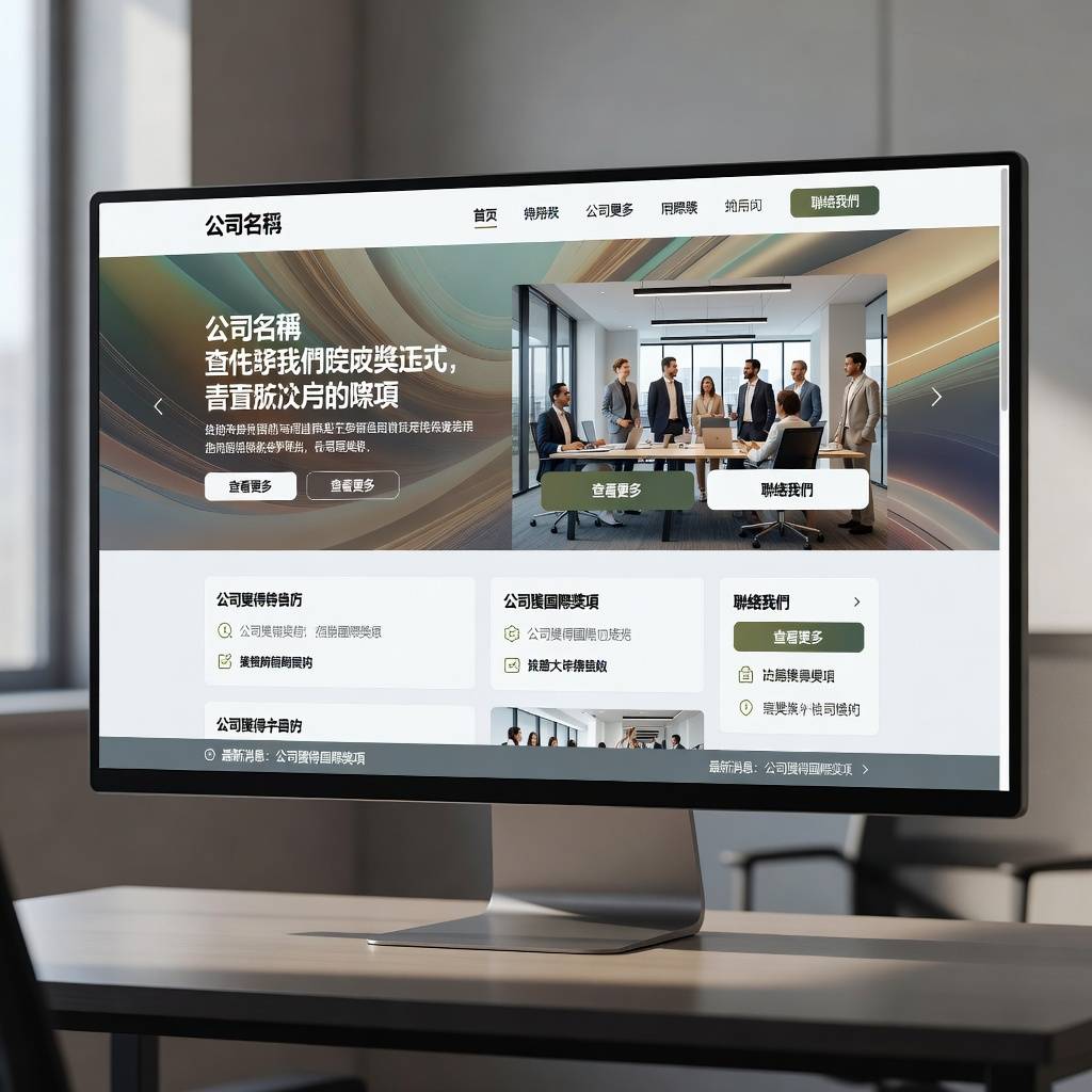 企業網站模板範例的免費商用授權檢查
