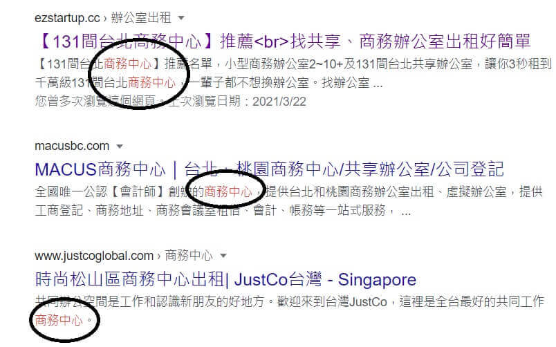 html description html title