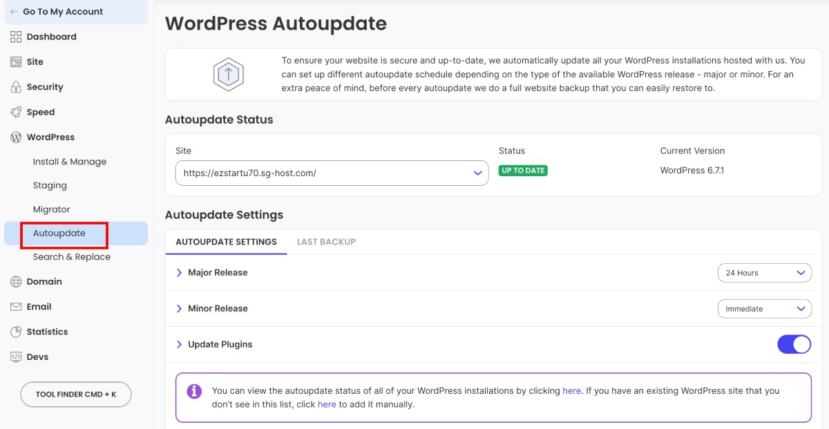 SiteGround建立Wordpress