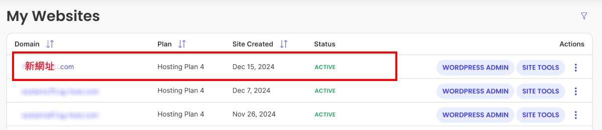SiteGround建立Wordpress