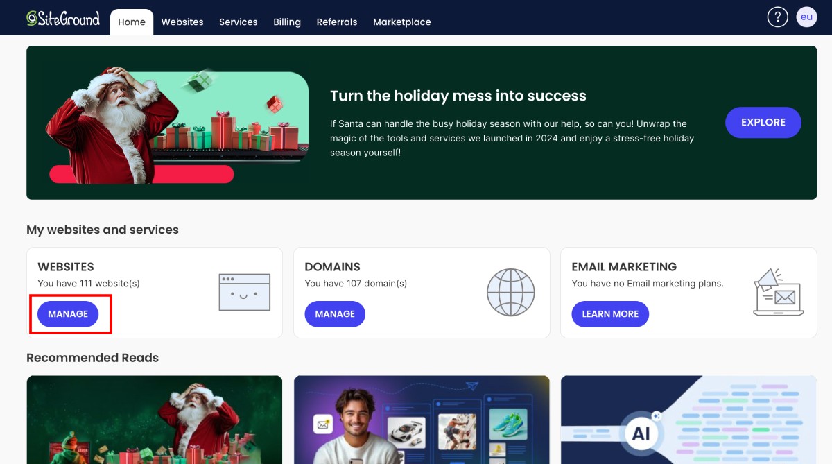 SiteGround建立Wordpress