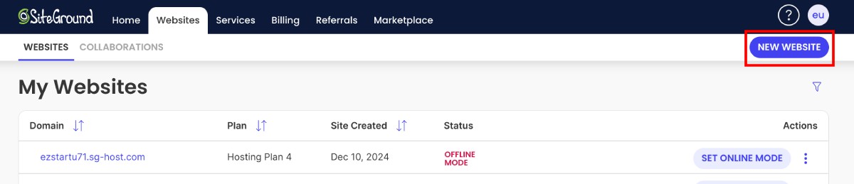 SiteGround建立Wordpress