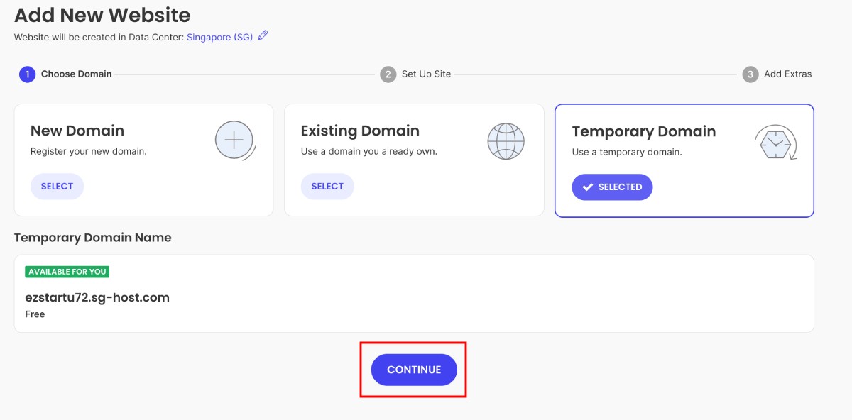 SiteGround建立Wordpress