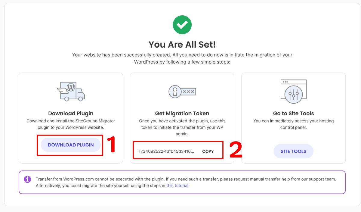 SiteGround建立Wordpress