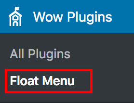 Wordpress外掛Float Menu Lite