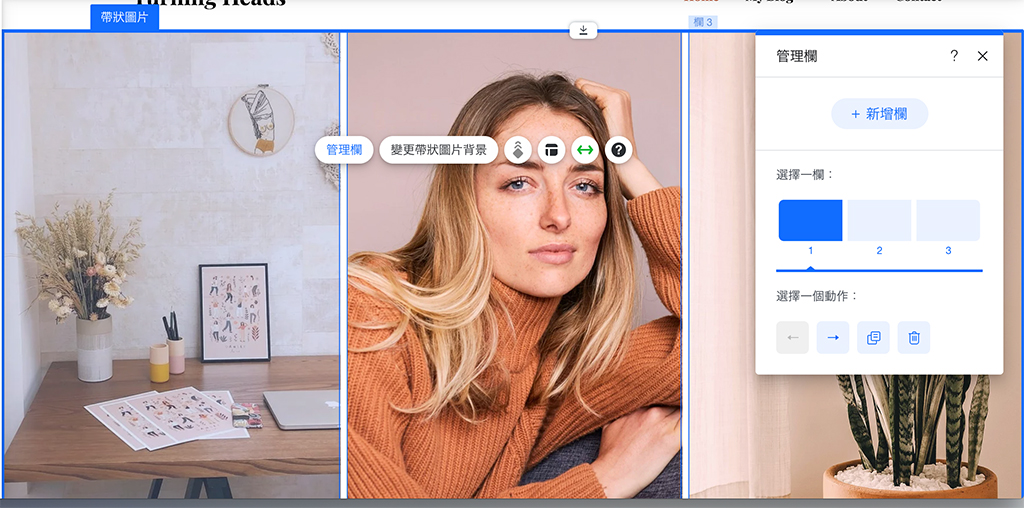 Wix 編輯器建立網站
