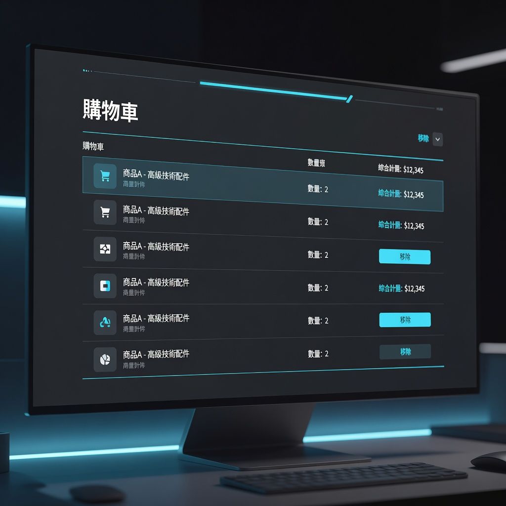 商品一頁式網站模板與一頁式商店範例架構