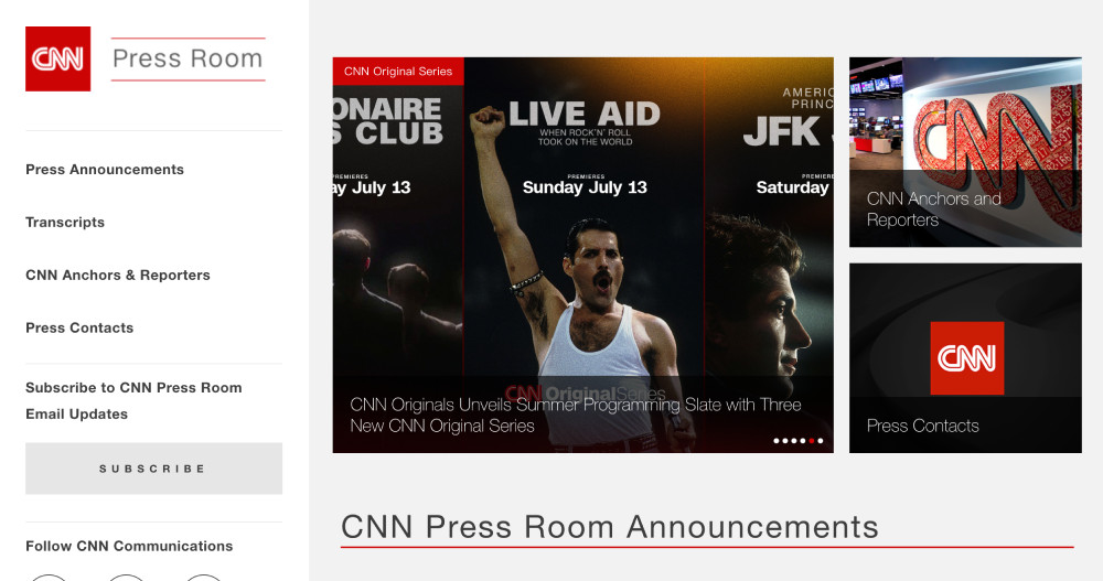 Wordpress知名網站-cnn