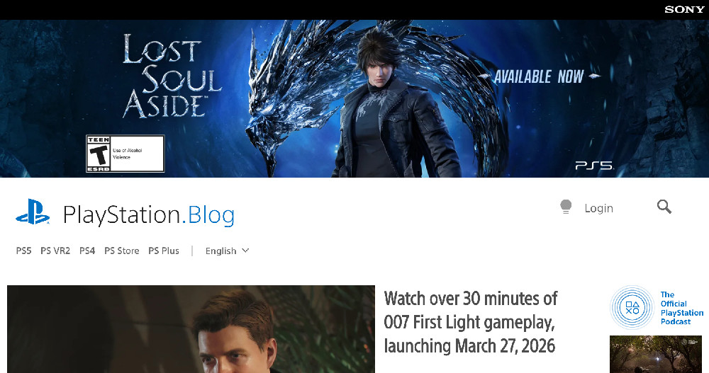 Wordpress知名網站-playstation