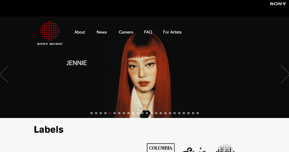 Wordpress知名網站-sony