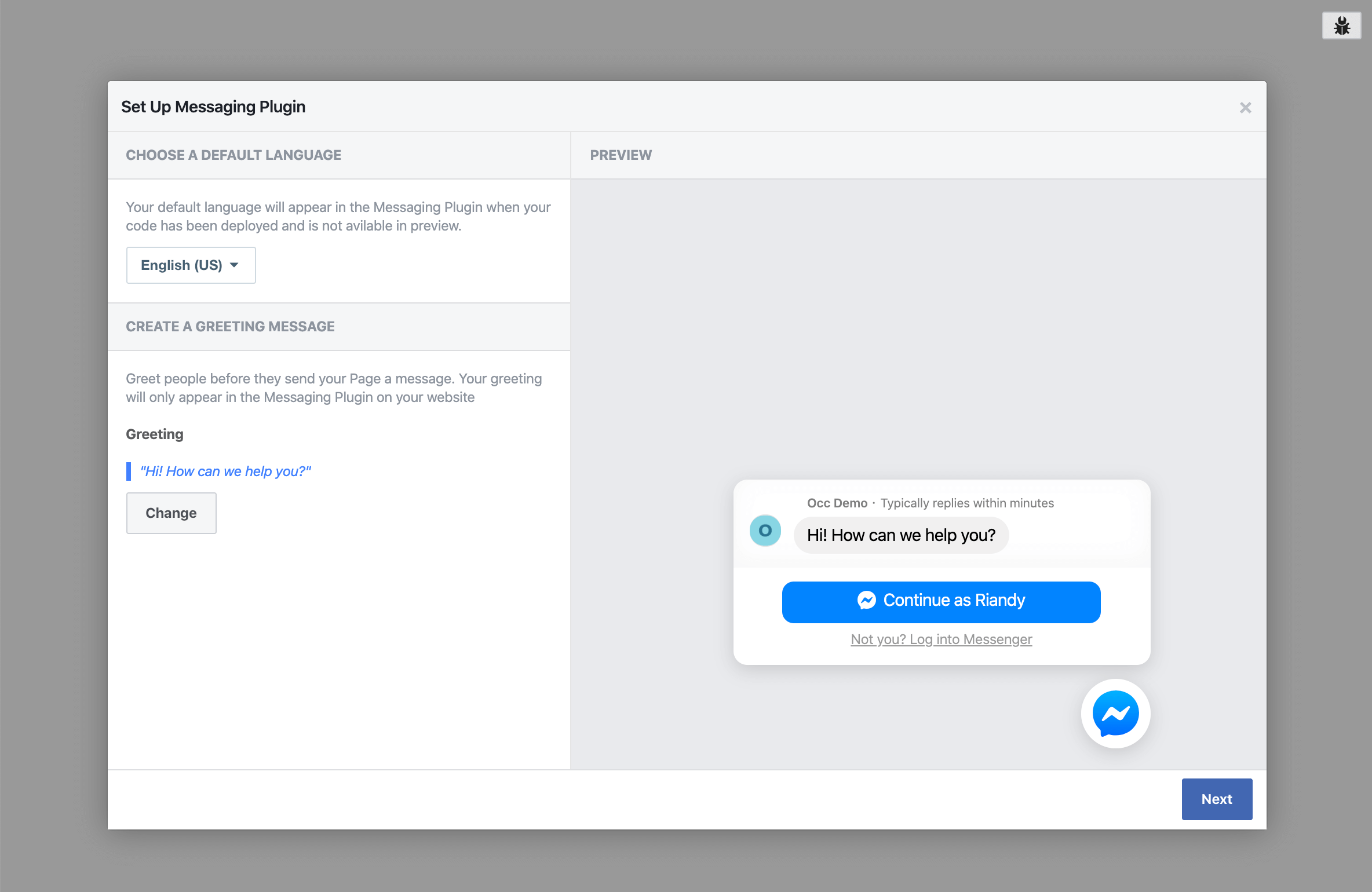 Wordpress常用必裝外掛 Messenger Customer Chat